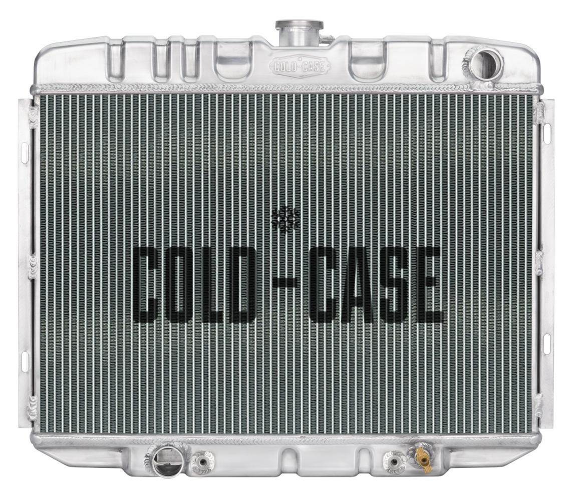 67-70 Mustang Coyote Swap 24 Inch Automatic Aluminum Performance Radiator Cold Case Radiators-1