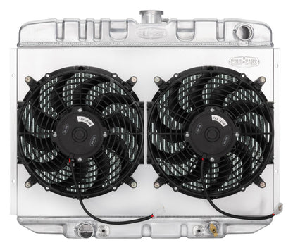 67-70 Mustang Coyote Swap 24 Inch Automatic Aluminum Performance Radiator Cold Case Radiators