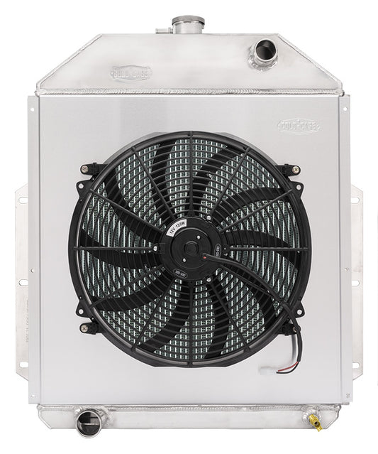 48-52 Ford Truck Coyote Swap MT Performance Aluminum Radiator Module Cold Case Radiators