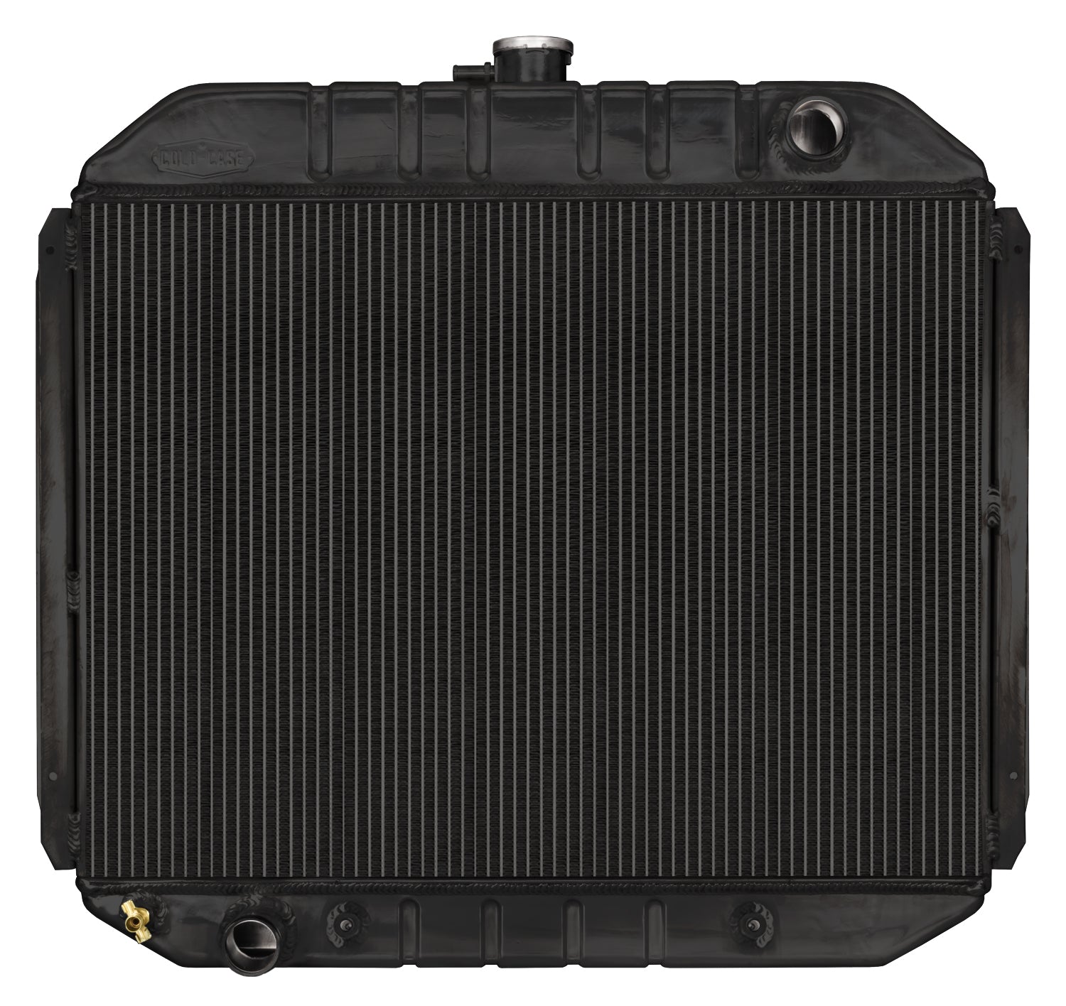 Cold Case Radiators 66-79 Ford Truck Bronco Aluminum Radiator Black Night Rider Series Cold Case Radiators