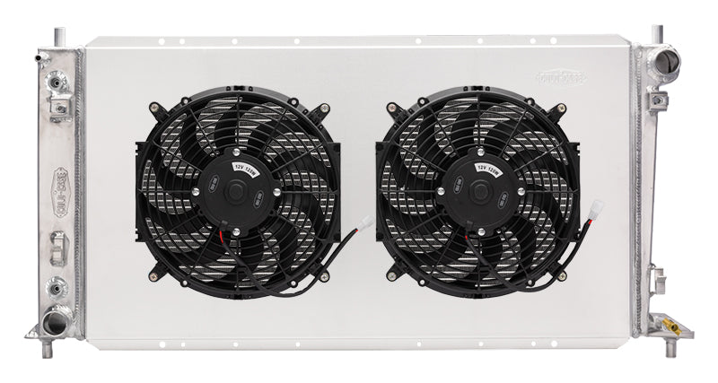 97-03 Ford Truck F150 Aluminum Performance Radiator and Dual 12 Inch Fan Kit Cold Case Radiators