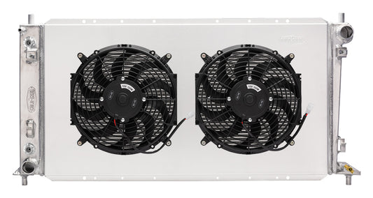 97-03 Ford Truck F150 Aluminum Performance Radiator and Dual 12 Inch Fan Kit Cold Case Radiators