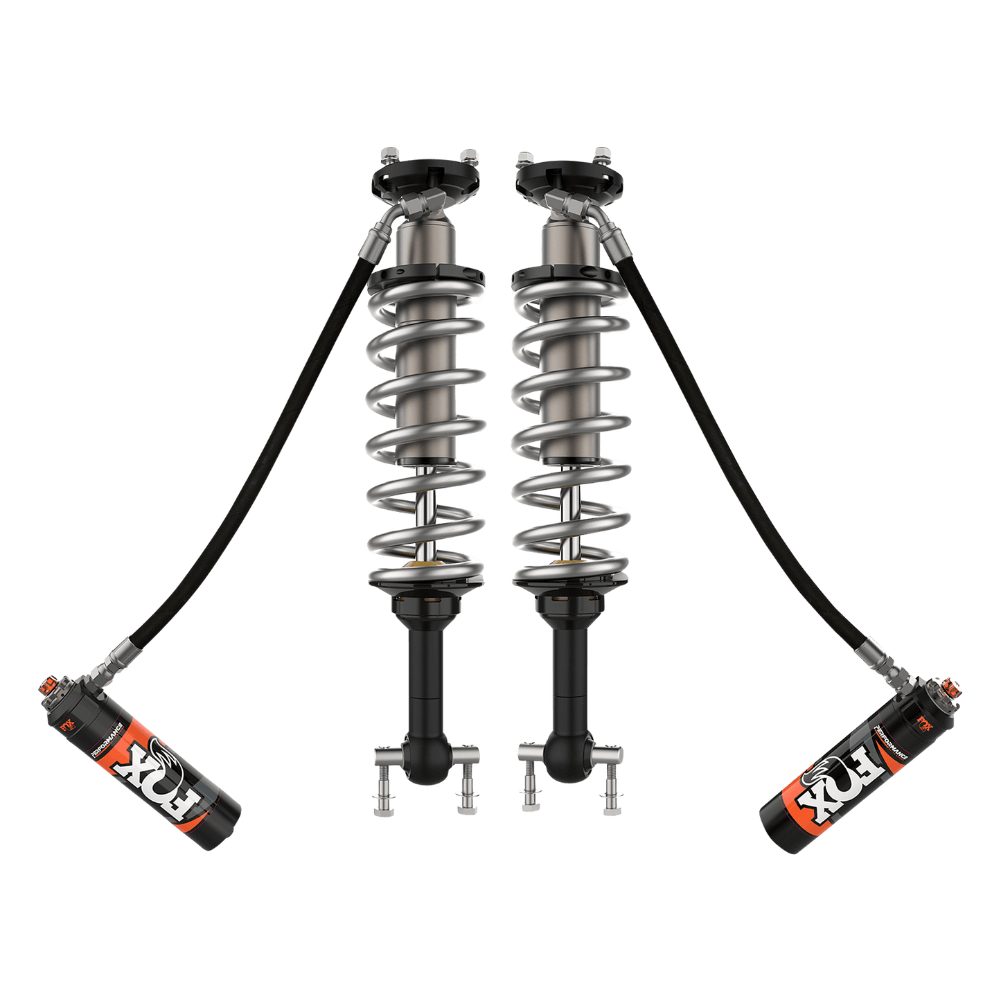 21-Up Ford Bronco 4 Door No Raptorw/UCA Front Coilover Performance Elite 2.5 Remote Reservoir Base 4 Inch Lift Sasquatch 4-4.5 Inch Lift Dual Speed Compression Adjuster Offroad Shocks Fox Factory