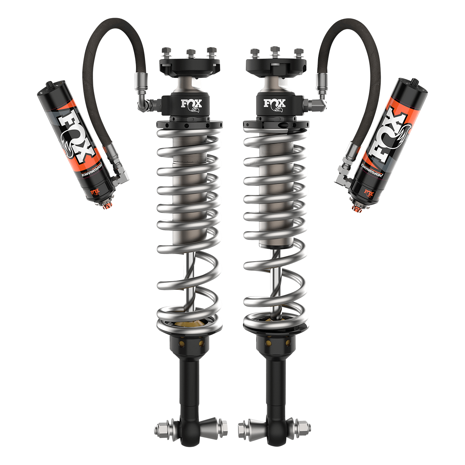 21-Up Ford Bronco 4 Door No Raptor Rear Coilover Performance Elite 2.5 Remote Reservoir Base 2-2.5 Inch Lift Sasquatch 2 Inch Dual Speed Compression Adjuster Offroad Shocks Fox Factory