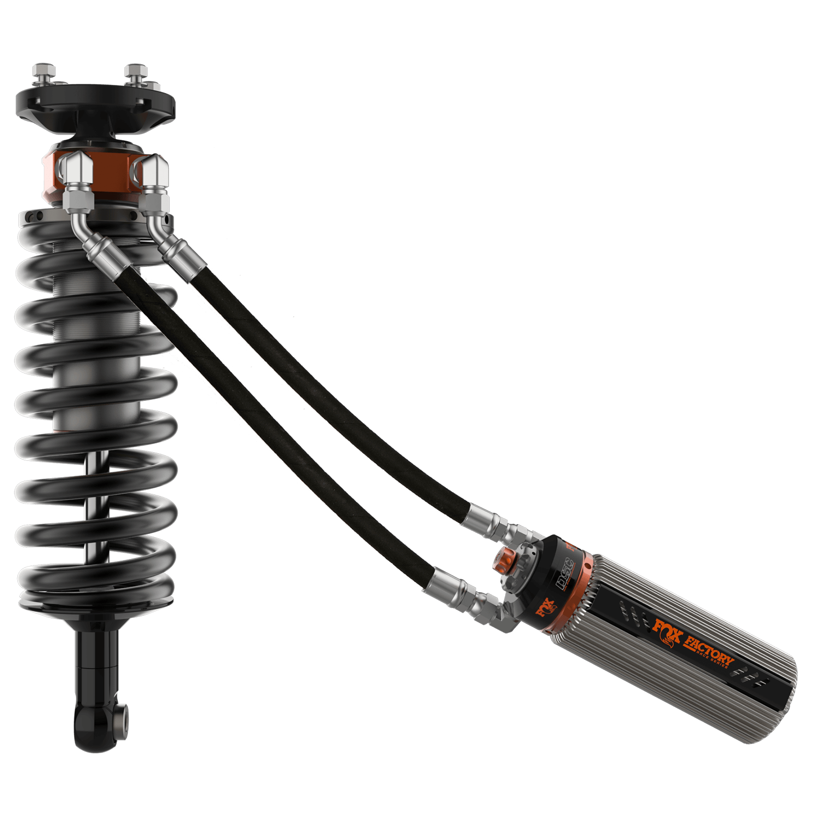 22-Up Toyota Tundra w/UCA Front Coilover Internal Bypass Race 3.0 Recirculating Remote Reservoir Dual Speed Compression Adjuster 2-2.25 Lift Offroad Shocks Fox Factory