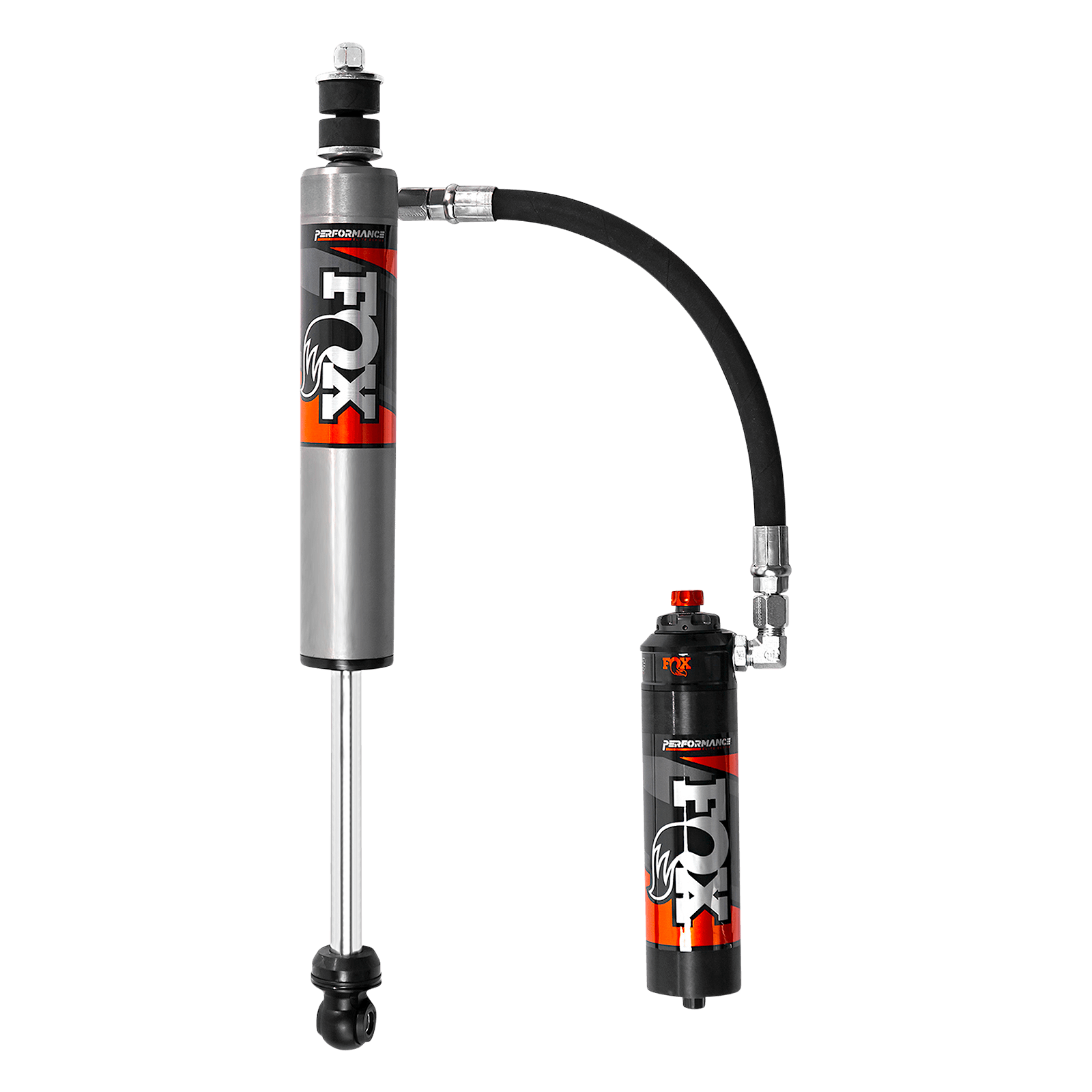 2014-2024 Ram 2500 Front Performance Elite 2.5 Remote Reservoir 6 Inch Lift Dual Speed Compression Adjuster Offroad Shocks Fox Factory