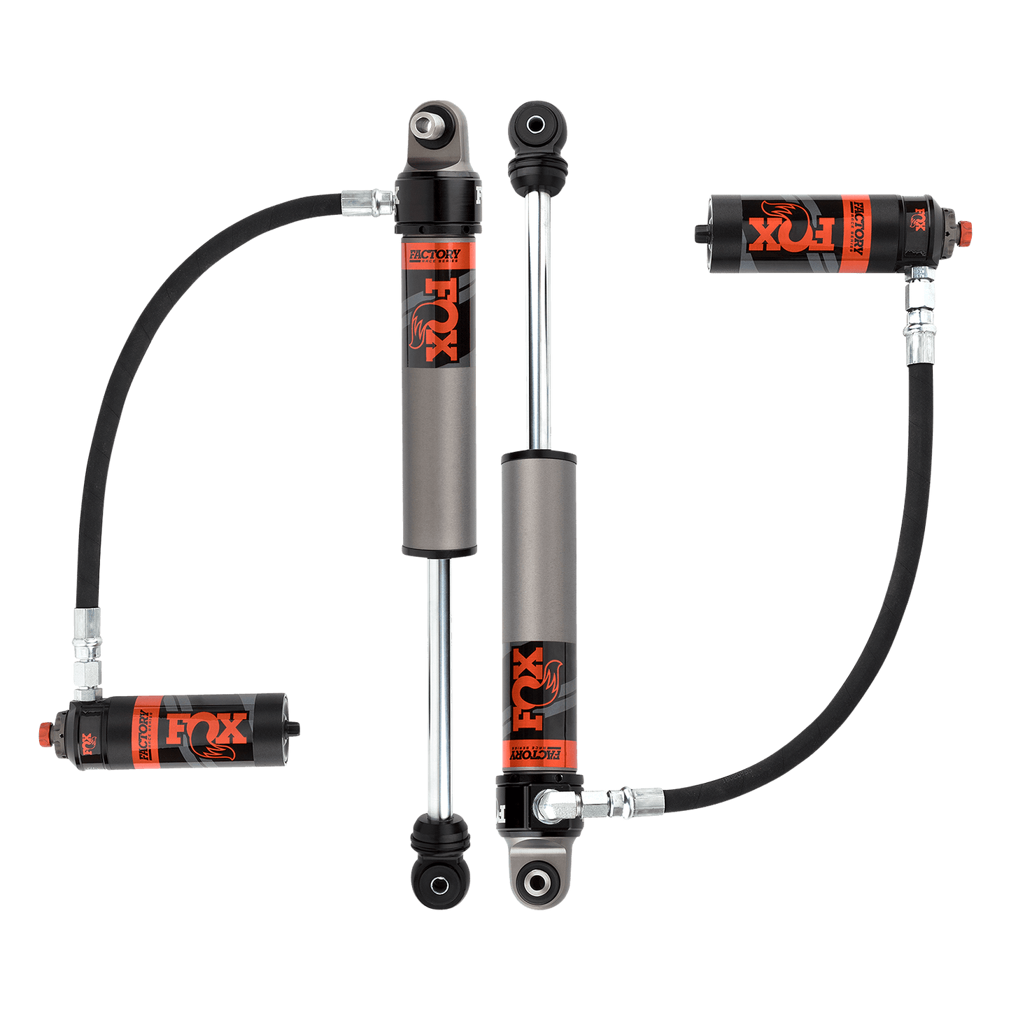 Fox Factory 97-Up Y61 & 88-97 Y60 Nissan Patrol Rear Factory Race 2.5 Remote Reservoir 0-2.5 Inch Lift Fox Offroad Shocks