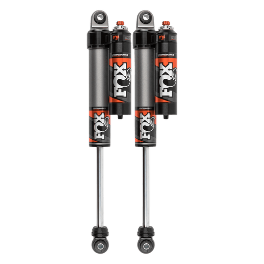 20-Up Jeep Gladiator Rear Performance Elite 2.5 Piggback 3.5-4 Inch Lift Dual Speed Compression Adjuster Offroad Shocks Fox Factory