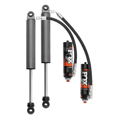 2019-2024 Silverado/Sierra 1500 Rear Performance Elite 2.5 Remote Reservoir 10.5 Inch Non-TB/Non-AT4 2.5-4 Inch Lift TB/AT4 0-2 Inch Lift Dual Speed Compression Adjuster Offroad Shocks Fox Factory