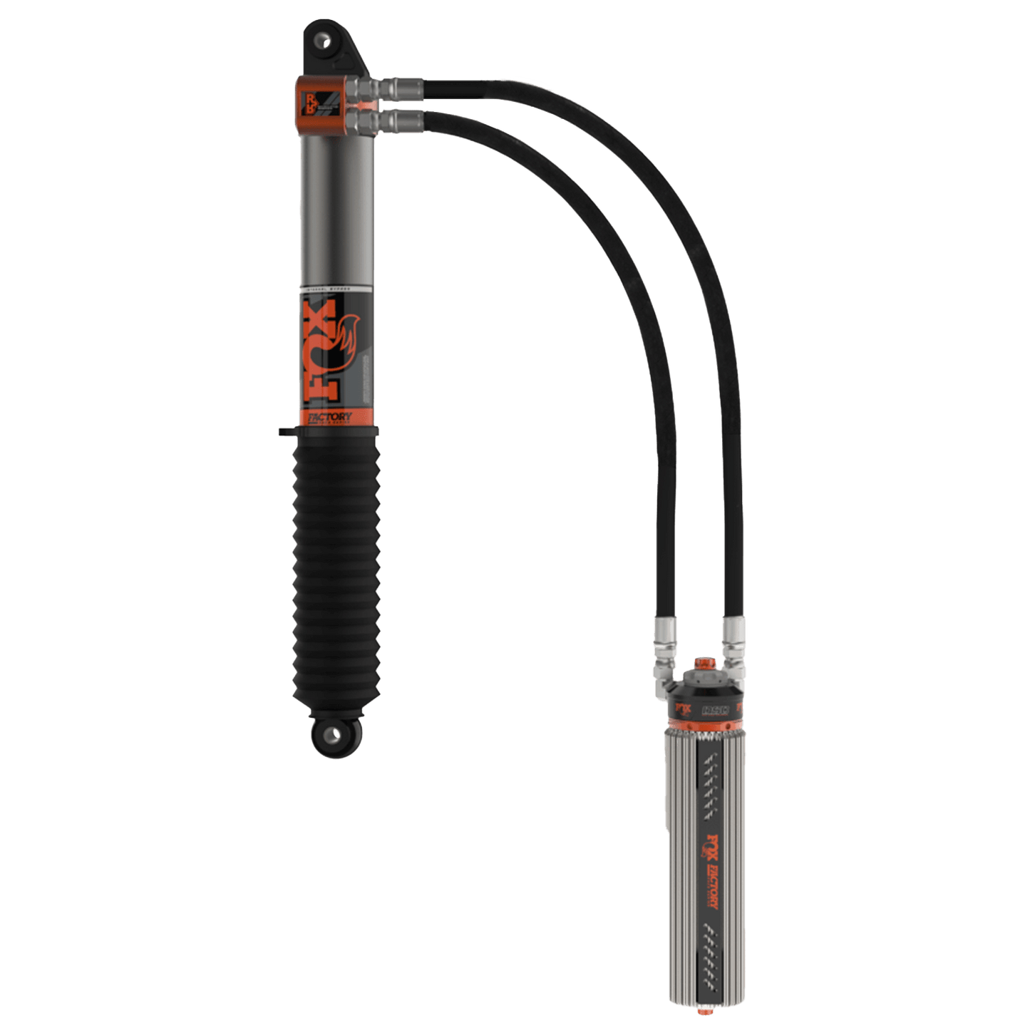 2019-2023 Silverado/Sierra 1500 Rear Internal Bypass Race 3.0 Recirculating Remote Reservoir Dual Speed Compression Adjuster Non-TB/Non-AT4 2-3 Inch Lift TB/AT4 0-1 Inch Lift Offroad Shocks Fox Factory