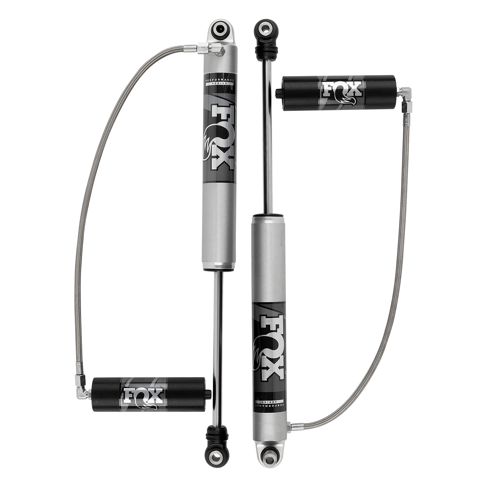 20-Up Jeep JT Gladiator No Mojave Front Performance Series 2.0 Remote Reservoir 2-3 Inch Lift Offroad Shocks Fox Factory