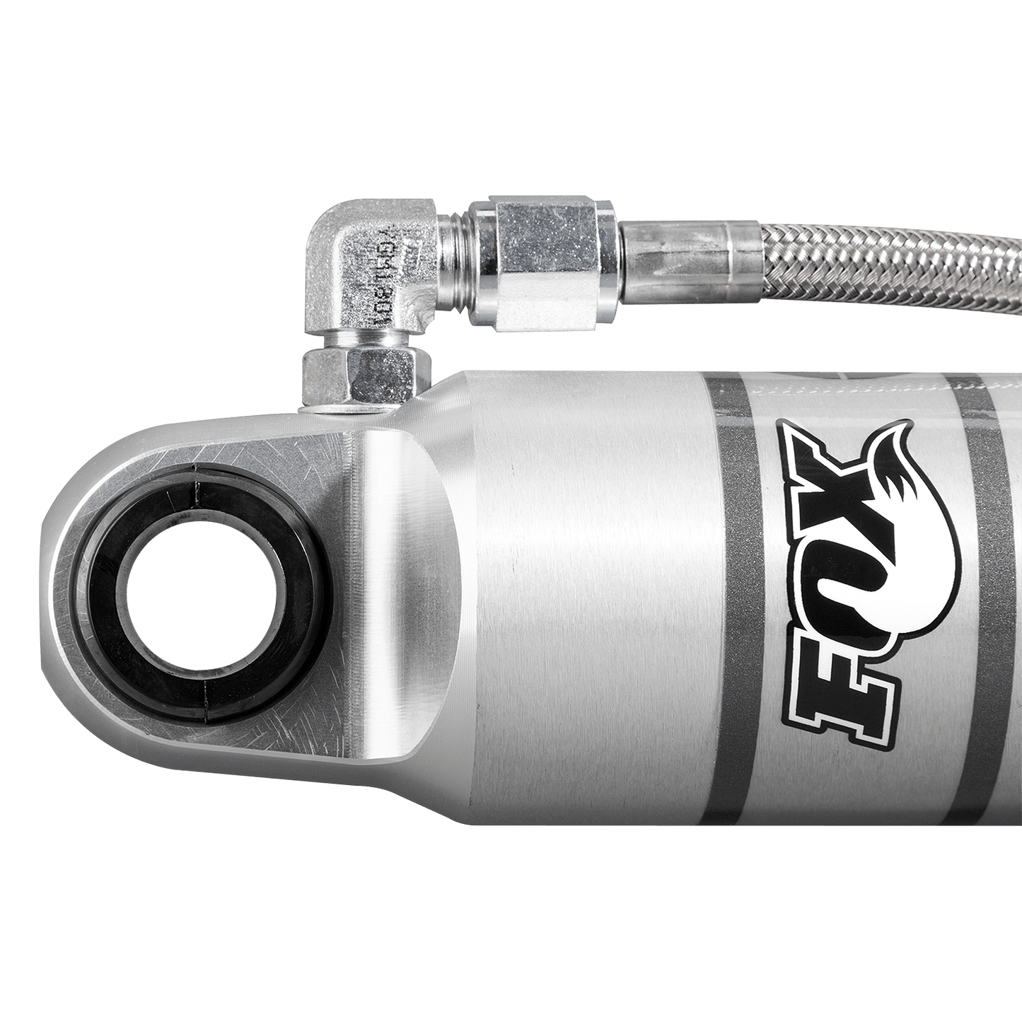 Fox Factory 83-95 Defender & 94-98 Discovery I Land Rover Rear PS Remote Reservoir 7.9 Inch 0-1 Inch Lift CD Adjuster Fox Offroad Shocks