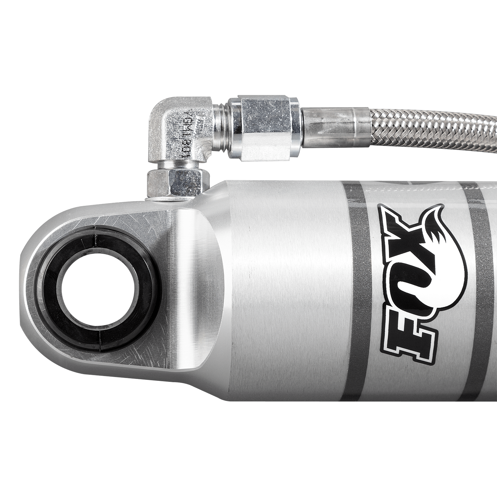 Fox Factory 83-95 Defender & 94-98 Discovery I Land Rover Rear PS Remote Reservoir 7.9 Inch 0-1 Inch Lift CD Adjuster Fox Offroad Shocks