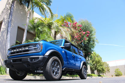 Dominator Xtreme D1 SideSteps With Mounting Bracket Kit Textured Black 2021-2025 Ford Bronco 4 Door Go Rhino-4