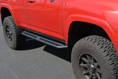 Dominator Xtreme DSS SideSteps With Frame Mounted Bracket Kit Textured Black 2014-2024 Toyota 4Runner Go Rhino-5