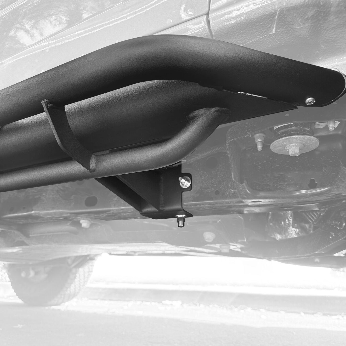 Dominator Xtreme DT SideSteps With Frame Mounted Bracket Kit Textured Black 2021-2025 Ford Bronco Go Rhino-5