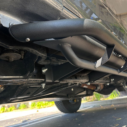Dominator Xtreme DT SideSteps With Frame Mounted Bracket Kit Textured Black 2021-2025 Ford Bronco Go Rhino-6