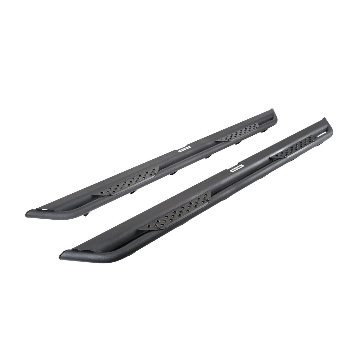 Dominator Xtreme DT SideSteps With Frame Mounted Bracket Kit Textured Black 2005-2023 Toyota Tacoma Go Rhino
