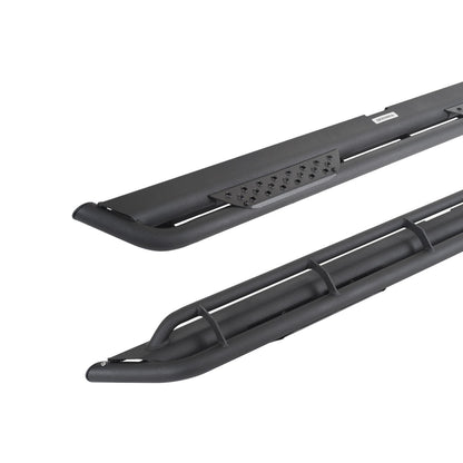 Dominator Xtreme DT SideSteps With Frame Mounted Bracket Kit Textured Black 2005-2023 Toyota Tacoma Go Rhino-3