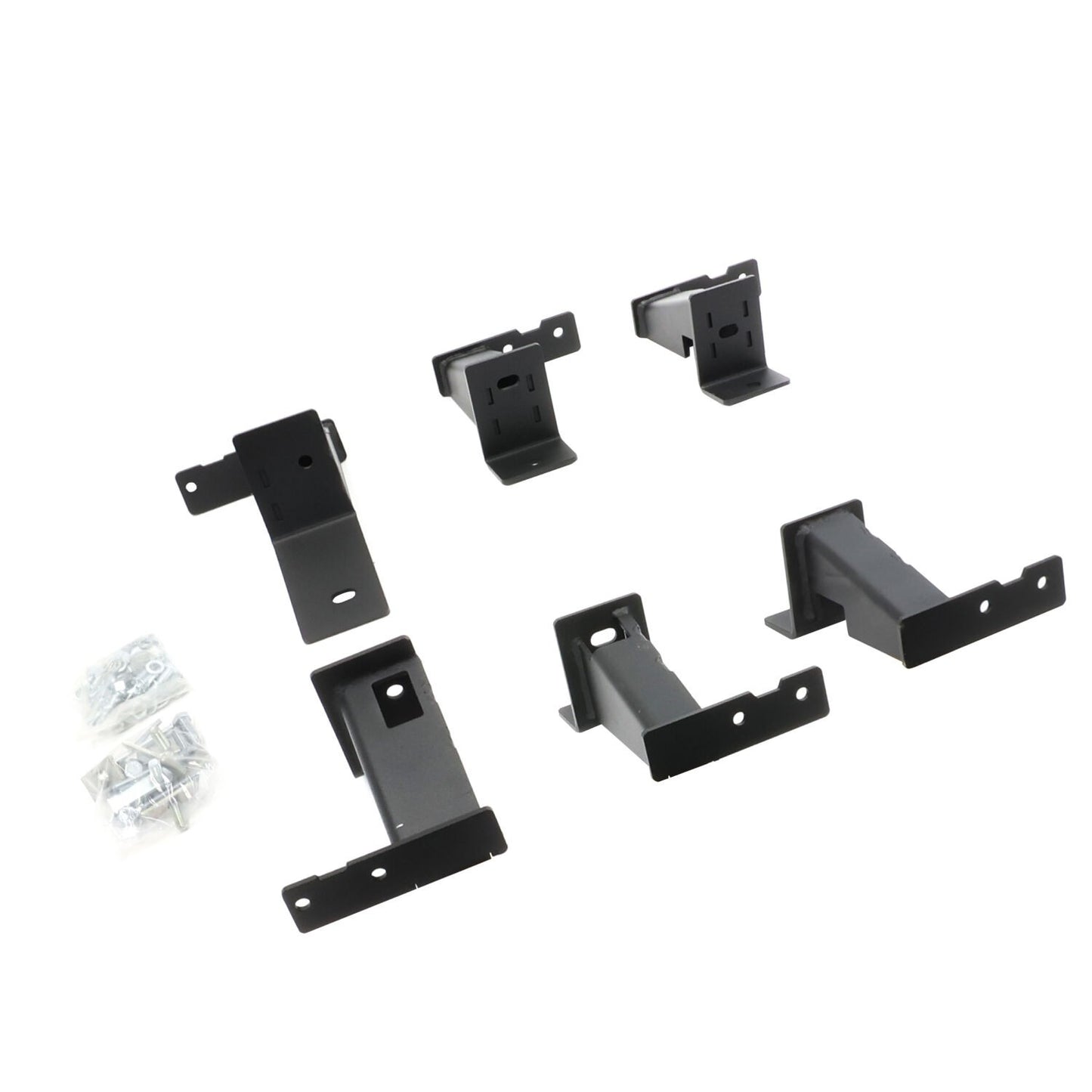 Dominator Xtreme DT SideSteps With Frame Mounted Bracket Kit Textured Black 2005-2023 Toyota Tacoma Go Rhino-5