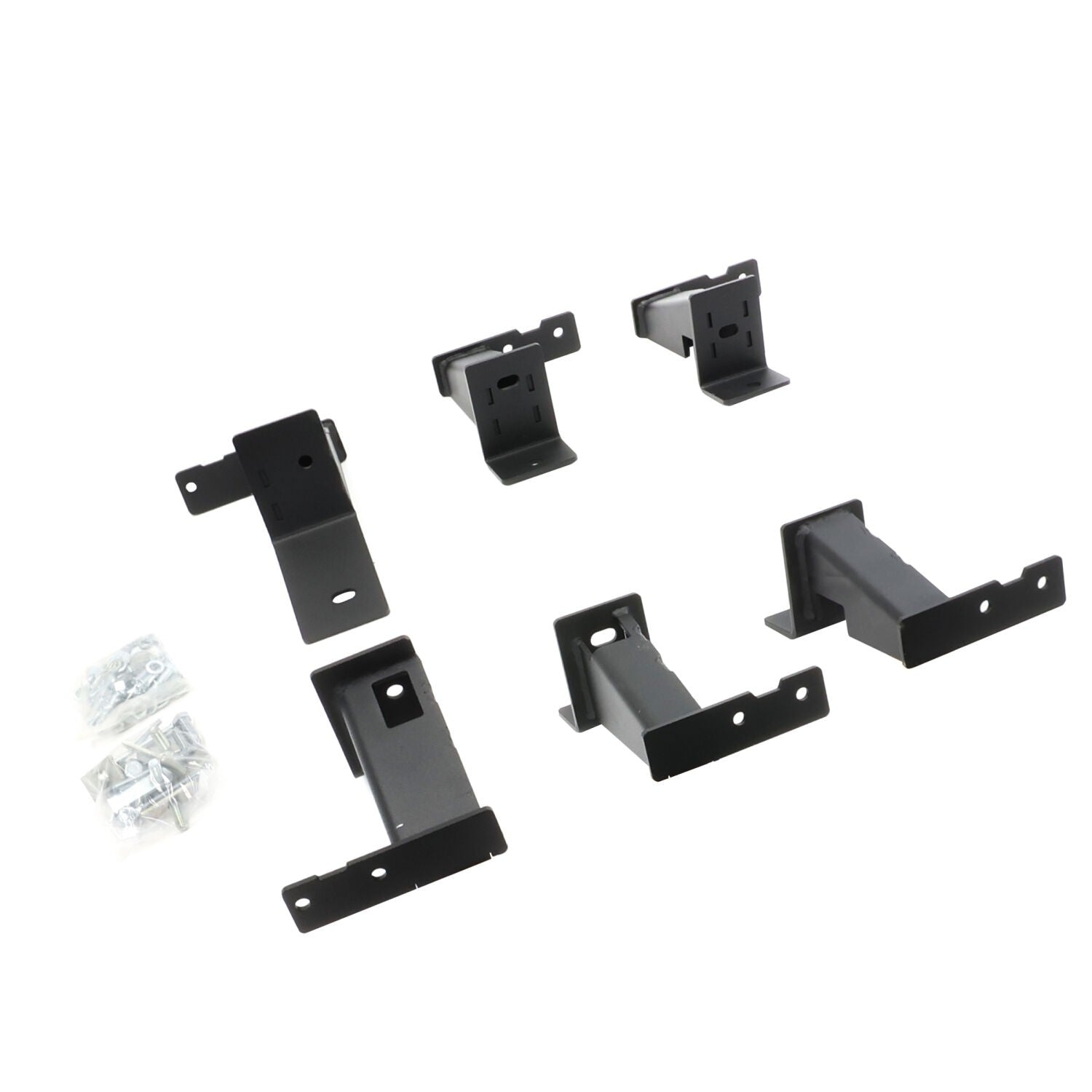 Dominator Xtreme DT SideSteps With Frame Mounted Bracket Kit Textured Black 2005-2023 Toyota Tacoma Go Rhino-5