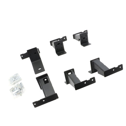 Dominator Xtreme DT SideSteps With Frame Mounted Bracket Kit Textured Black 2005-2023 Toyota Tacoma Go Rhino-5