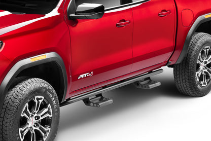 RKR Step System Cab Length (2 Step Mounts/2 Steps per Side) 1.75 Inch Rails 2015-2025 Chevy Colorado/GMC Canyon Crew Cab Textured Black NFab-1