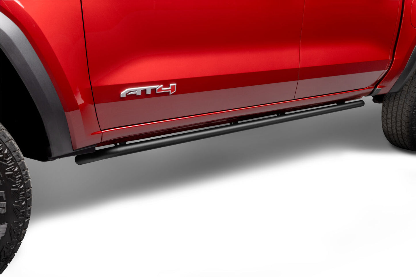 RKR Rock Rails Cab Length (2 Steps per Side) 2015-2025 Chevy Colorado/GMC Canyon Crew Cab Textured Black NFab-4