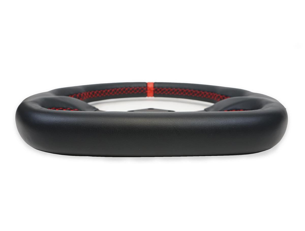 Comp R Leather Steering Wheel 13 Inch Diameter PRP Seats-1