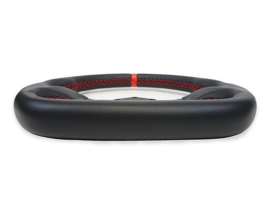 Comp R Leather Steering Wheel 13 Inch Diameter PRP Seats-1