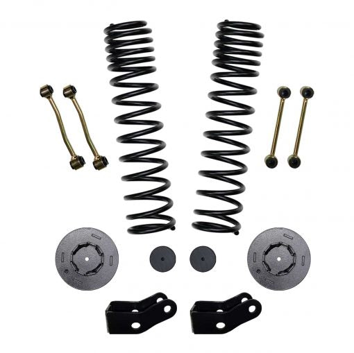 2.5 Inch Front Dual Rate Long Travel Coil Spring Lift Kit with Rear Metal Coil Spring Spacers and Shock Extensions 2020-2022 Jeep Gladiator JT Skyjacker-1