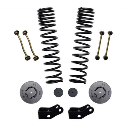 2.5 Inch Front Dual Rate Long Travel Coil Spring Lift Kit with Rear Metal Coil Spring Spacers and Shock Extensions 2020-2022 Jeep Gladiator JT Skyjacker-1