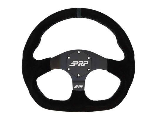 Comp-R Suede Steering Wheel 13 Inch Diameter Black PRP Seats-1