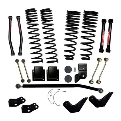 4.5 Inch Dual Rate Long Travel Coil Spring Lift Kit with Shock Extensions 2020-2022 Jeep Gladiator JT Skyjacker-1