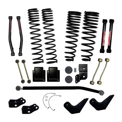 4.5 Inch Dual Rate Long Travel Coil Spring Lift Kit with Shock Extensions 2020-2022 Jeep Gladiator JT Skyjacker