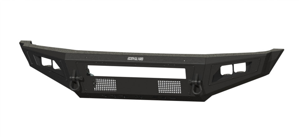 A2L Front Bumper Base For 2023-2026 Ford F450/F550 ACC Compatible No Sensor Cutouts Single Light Bar Cutout Fits 450/550 Fender Trim Bodyguard Bumpers-1