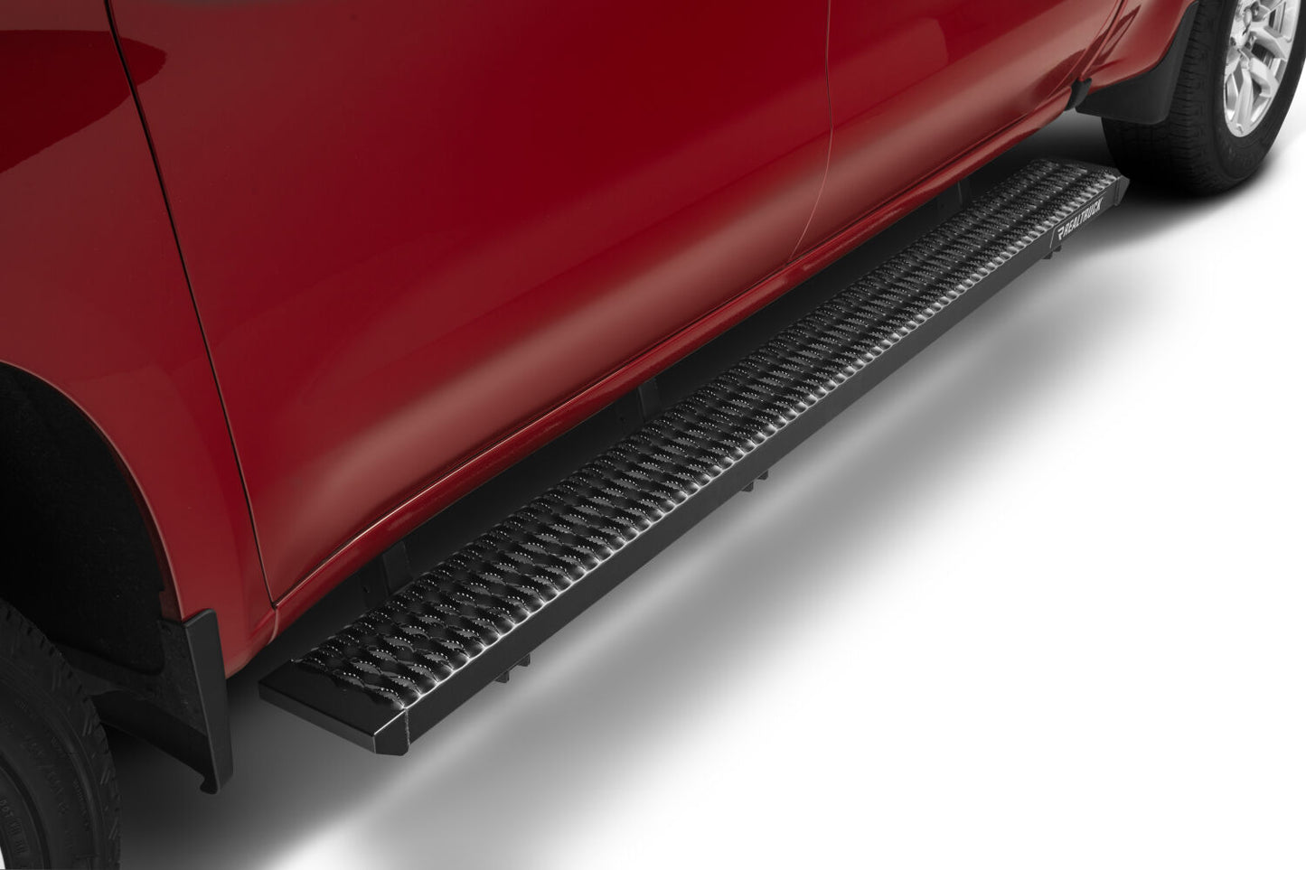 Growler Step System Cab Length (1 Step per Side) 7 Inch Board 2007-2018 Chevy Silverado/GMC Sierra 1500/2007-2019 2500 HD/3500 HD Crew Cab Gas Engine Textured Black NFab-6