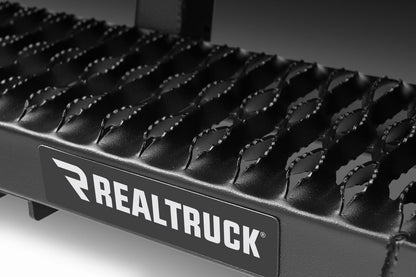Growler Step System Cab Length (1 Step per Side) 7 Inch Board 2019 (New Body Style)-2025 Chevy Silverado/GMC Sierra 1500/2020-2025 2500 HD/3500 HD Double Cab Textured Black NFab