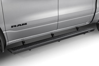 Growler Step System Cab Length (1 Step per Side) 7 Inch Board 2019-2025 (New Body Style) Ram 1500 Crew Cab Textured Black NFab-12