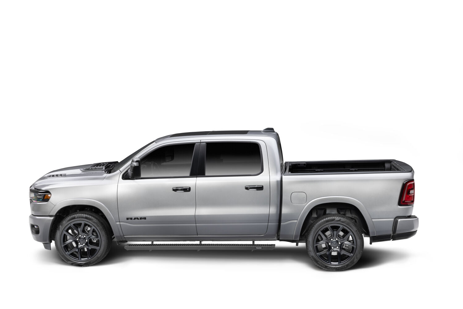 Growler Step System Cab Length (1 Step per Side) 7 Inch Board 2019-2025 (New Body Style) Ram 1500 Crew Cab Textured Black NFab-7