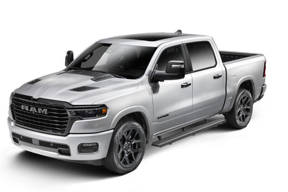 Growler Step System Cab Length (1 Step per Side) 7 Inch Board 2019-2025 (New Body Style) Ram 1500 Crew Cab Textured Black NFab-8