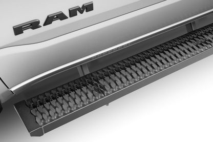 Growler Step System Cab Length (1 Step per Side) 7 Inch Board 2019-2025 (New Body Style) Ram 1500 Crew Cab Textured Black NFab-10
