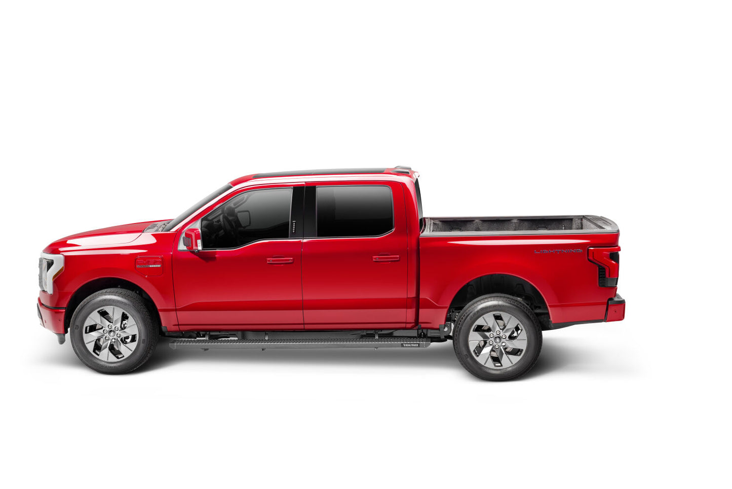 Growler Step System Cab Length (1 Step per Side) 7 Inch Board 2015-2025 Ford F-150/ 17-25 Raptor SuperCrew/2017-2026 Ford F-250/350/450 Crew Cab Textured Black NFab-3
