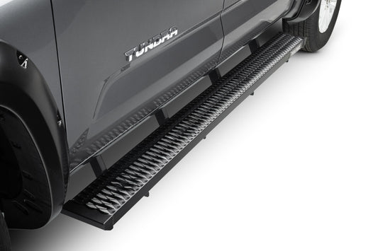 Growler Step System Cab Length (1 Step per Side) 7 Inch Board 2007-2021 Toyota Tundra CrewMax Textured Black NFab
