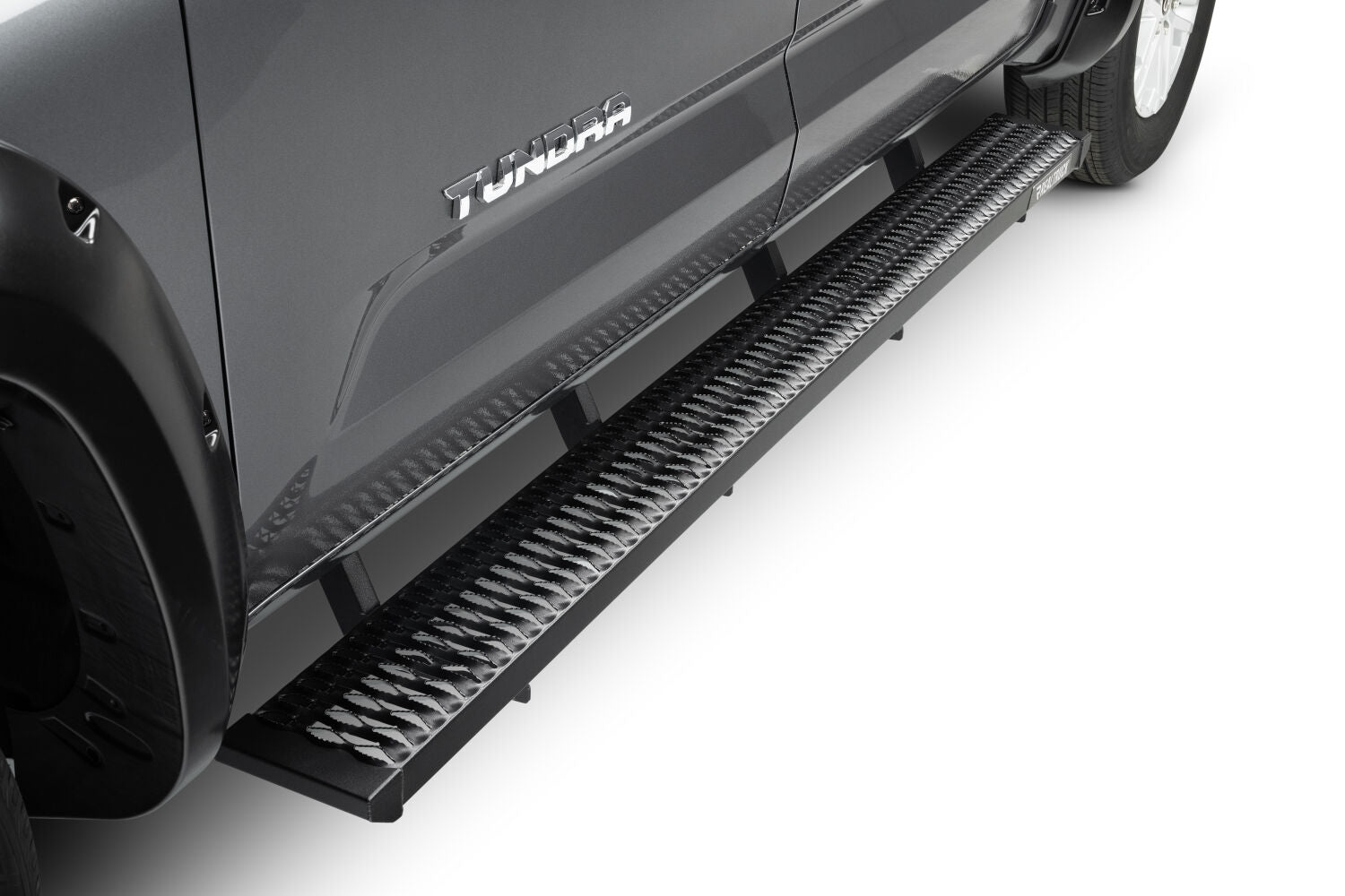 Growler Step System Cab Length (1 Step per Side) 7 Inch Board 2022-2025 Toyota Tundra CrewMax Textured Black NFab-1