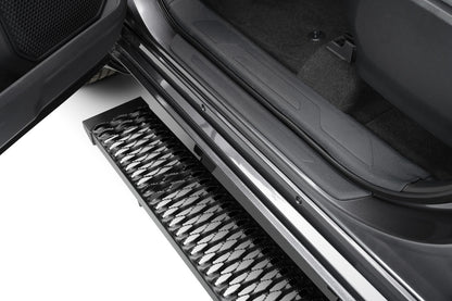 Growler Step System Cab Length (1 Step per Side) 7 Inch Board 2022-2025 Toyota Tundra CrewMax Textured Black NFab-3