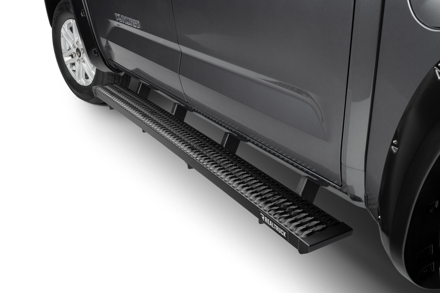 Growler Step System Cab Length (1 Step per Side) 7 Inch Board 2022-2025 Toyota Tundra CrewMax Textured Black NFab-4