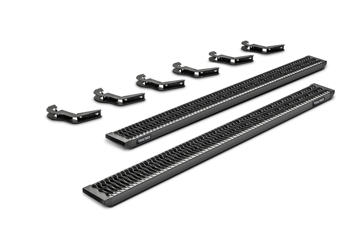 Growler Step System Cab Length (1 Step per Side) 7 Inch Board 2024-2026 Toyota Tacoma Double Cab Textured Black N Fab NFab