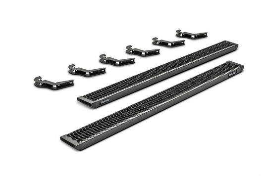 Growler Step System Cab Length (1 Step per Side) 7 Inch Board 2024-2026 Toyota Tacoma Double Cab Textured Black N Fab NFab