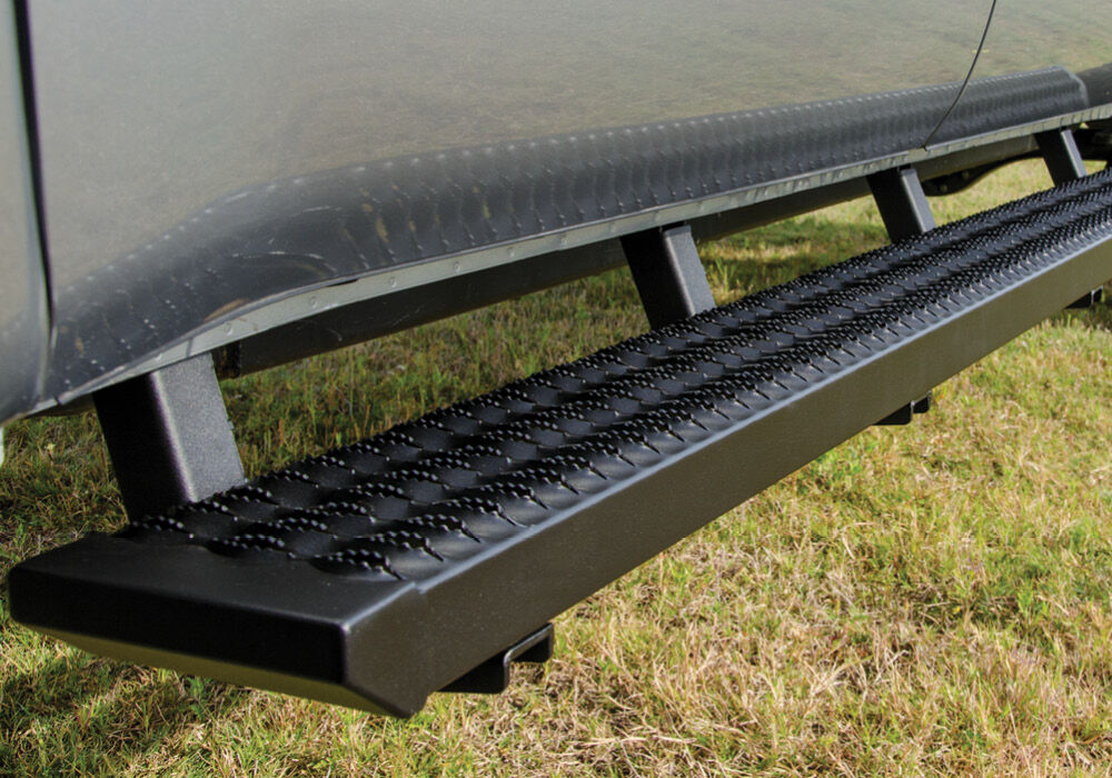 Growler Step System Cab Length (1 Step per Side) 7 Inch Board 2024-2026 Toyota Tacoma Double Cab Textured Black N Fab NFab-4
